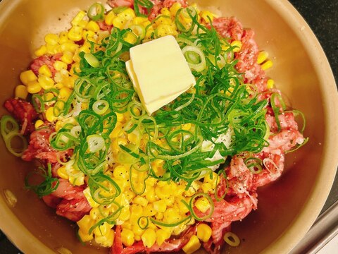 フライパンで!簡単ガーリックペッパーライス